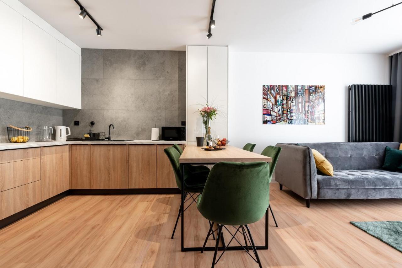 Apartament Nowe Centrum Lodzi - Perla Srodmiescia Buitenkant foto